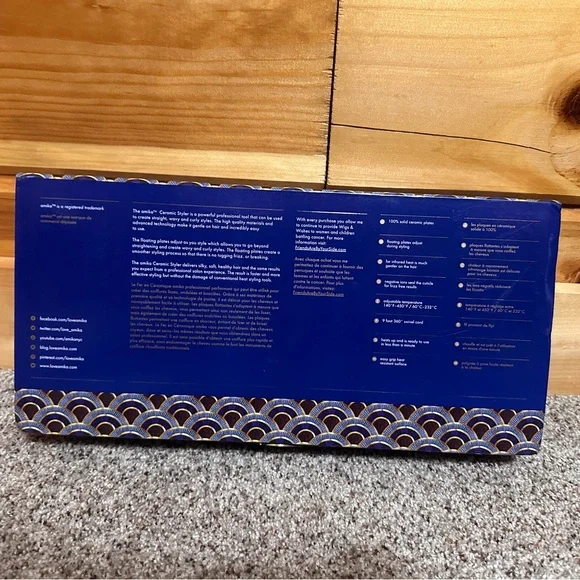 AMIKA MARTINO CARTIER NIB CERAMIC HAIR STRAIGHTENER TOOL - Picture 4 of 6